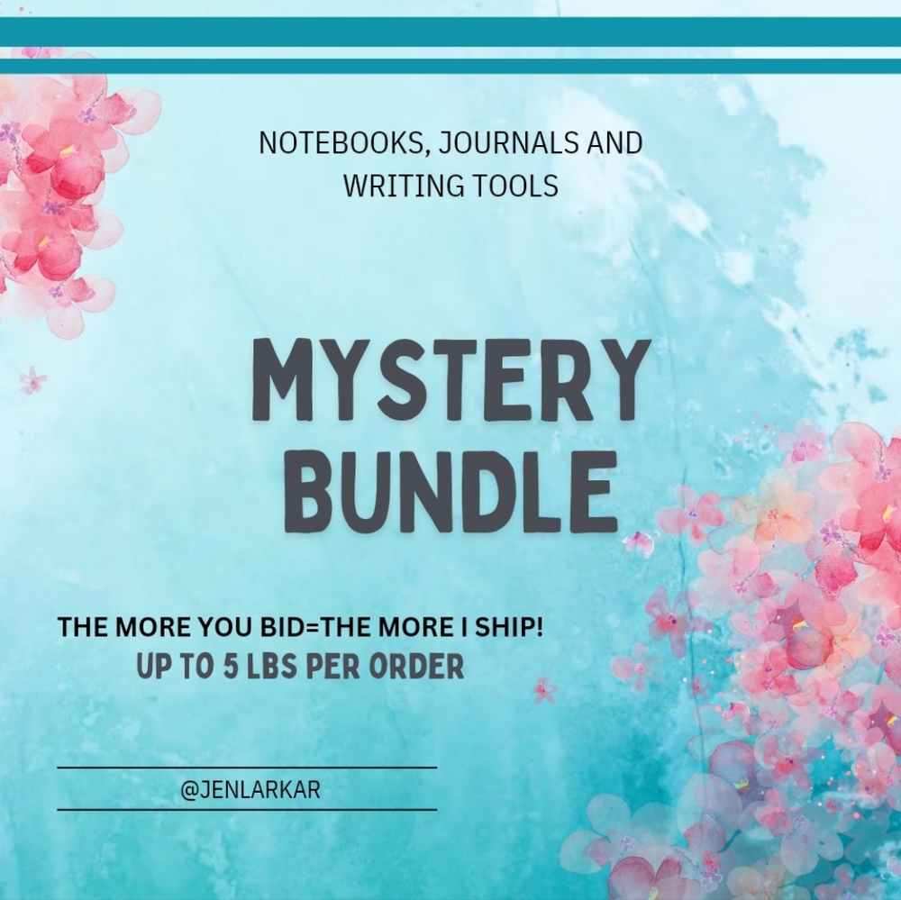 Mystery journals, list pads notebooks, writing tools, all ocassion cards